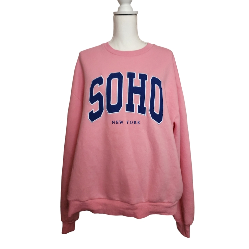Stradivarius Oversized Soho Sweatshirt - Picture 2 of 6